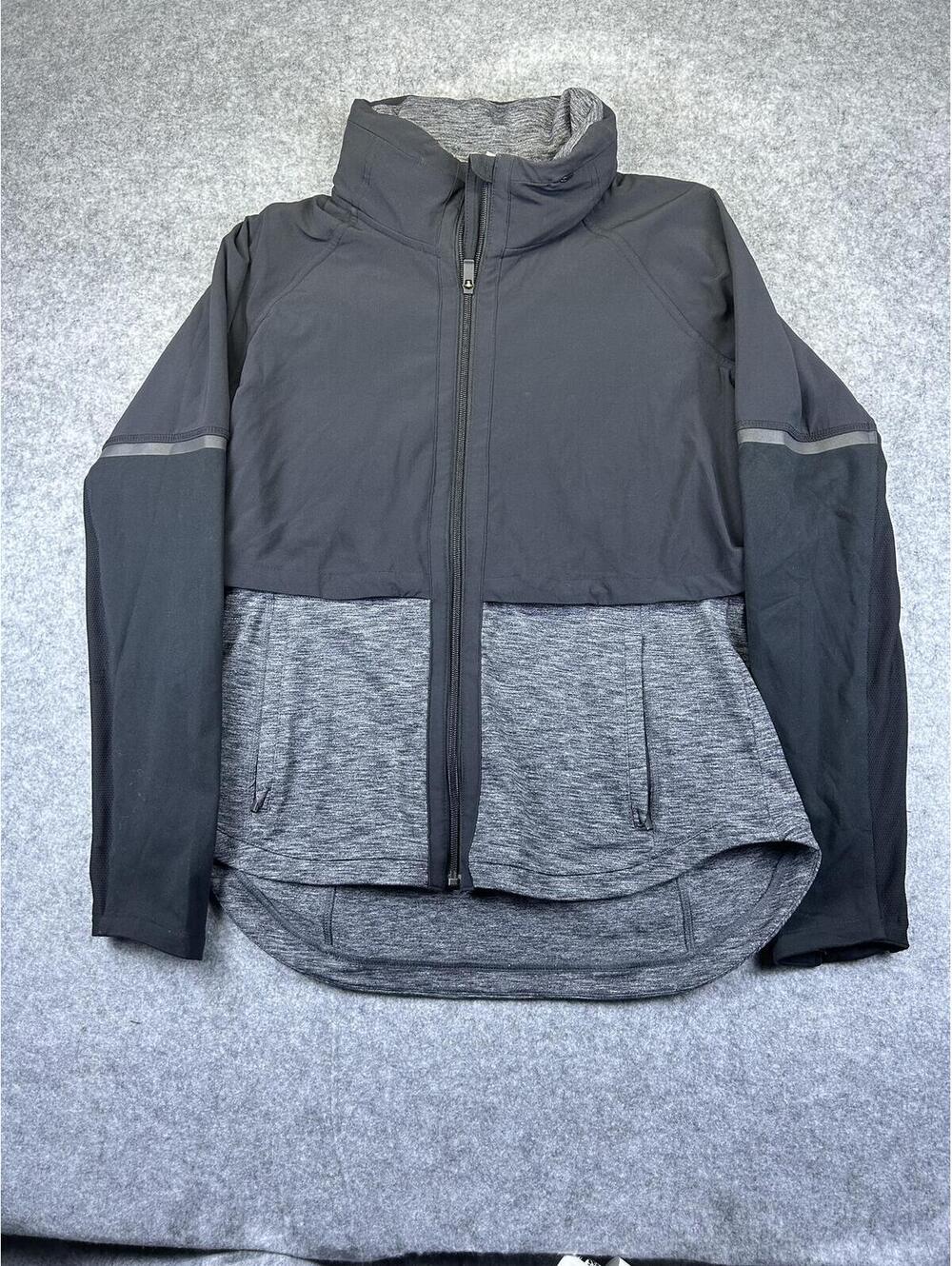 Athleta Jacket Double Layer Lightweight Workout Athletic Casual Full-Zip Size M